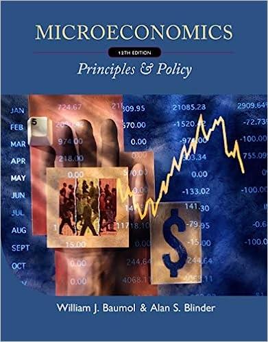 microeconomics principles and policy 12th edition william j. baumol, alan s. blinder 0538453621, 9780538453622