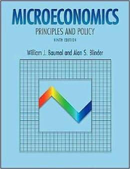microeconomics principles and policy 9th edition william j. baumol, alan s. blinder, craig swan 0030355176,