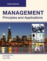 management principles and applications 3rd edition leonard bierman, o.c. ferrell, linda ferrell 1942041020,