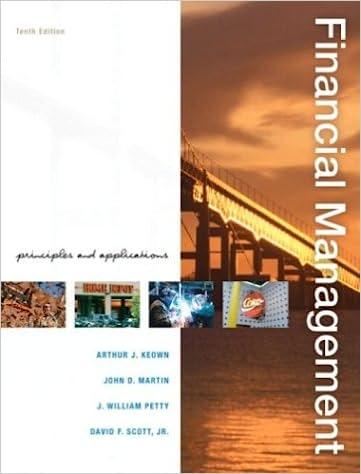financial management principles and applications 10th edition arthur j. keown, j. william petty, john d.