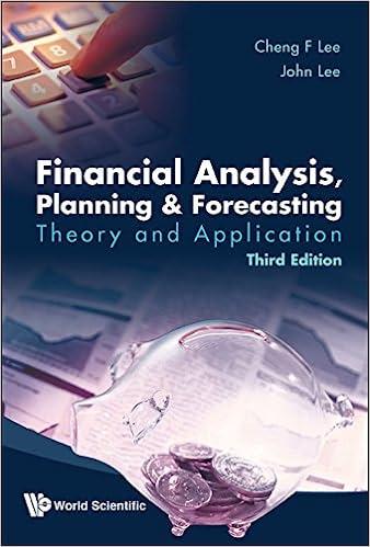 financial analysis planning and forecasting theory and application 3rd edition cheng few lee, john c lee
