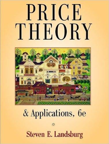 price theory and applications 6th edition steven e. landsburg 0324274483, 9780324274486