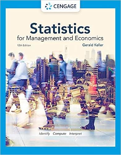 statistics for management and economics 12th edition gerald keller 035771427x, 9780357714270