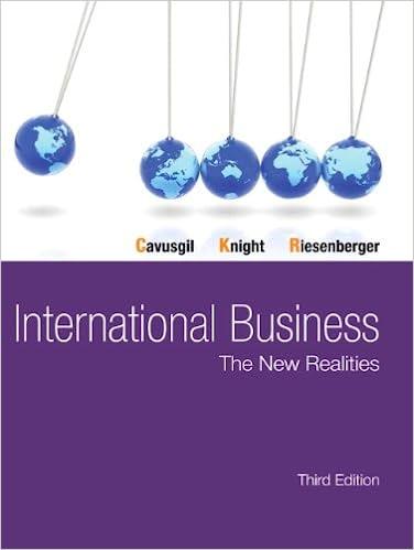 international business the new realities 3rd edition s. tamer cavusgil, gary knight, john riesenberger