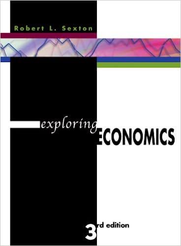 exploring economics 3rd edition robert l. sexton 0324260849, 9780324260847