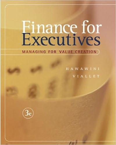 finance for executives managing for value creation 3rd edition gabriel hawawini, claude viallet 0324274319,