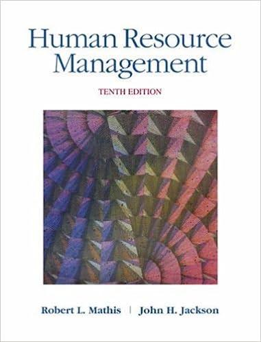 human resource management 10th edition robert l. mathis, john h. jackson 0324071515, 9780324071511