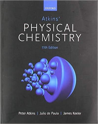 atkins physical chemistry 11th edition peter atkins, julio de paula, james keeler 0198769865, 9780198769866