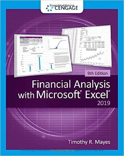 financial analysis with microsoft excel 9th edition timothy r. mayes 0357442059, 9780357442050