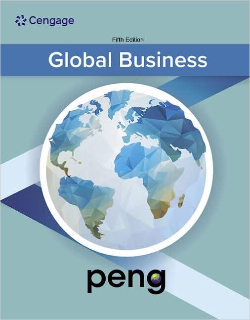 global business 5th edition mike w. peng 035771640x, 9780357716403