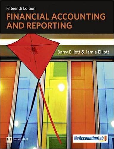 financial accounting and reporting 15th edition barry elliott, jamie elliott 0273760882, 9780273760887