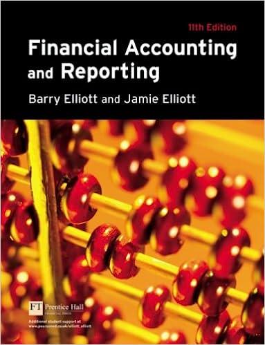 financial accounting and reporting 11th edition barry elliott, jamie elliott 0273708708, 9780273708704