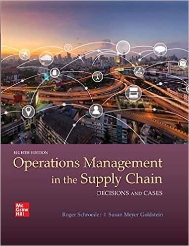 operations management in the supply chain decisions and cases 8th edition roger schroeder, susan goldstein