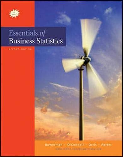 Essentials Of Business Statistics