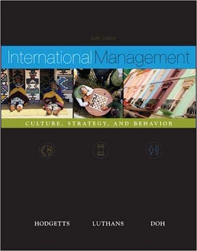 international management culture strategy and behavior 6th edition richard hodgetts, fred luthans, jonathan