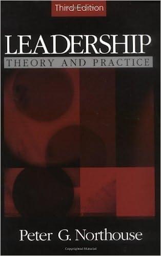 leadership theory and practice 3rd edition peter g. northouse, al bruckner 076192566x, 9780761925668