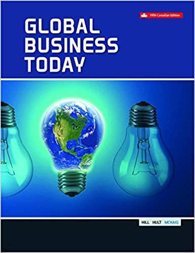 global business today 5th canadian edition charles hill, g. tomas m. hult, thomas mckaig 125926940x,