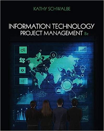 information technology project management 8th edition kathy schwalbe 1285452348, 9781285452340