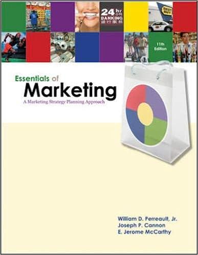 essentials of marketing a marketing strategy planning approach 11th edition william perreault, joseph cannon,