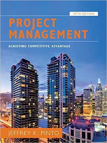 project management  achieving competitive advantage 5th edition jeffery k pinto 013473033x, 9780134730332