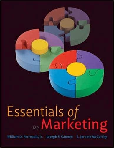 essentials of marketing 12th edition william d. perreault jr., joseph p. cannon, e. jerome mccarthy