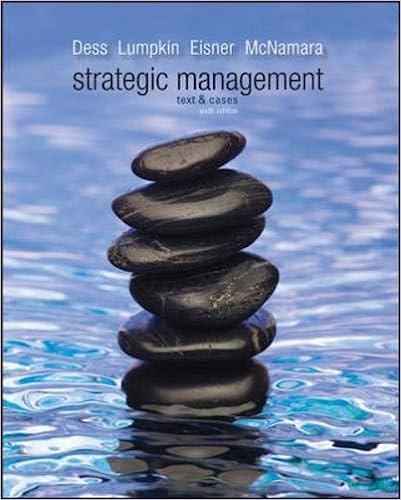 strategic management text and cases 6th edition gregory dess, g.t. tom lumpkin, alan eisner, gerry mcnamara