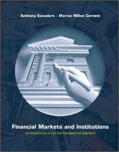 financial markets and institutions an introduction to risk management approach 3rd edition anthony saunders,