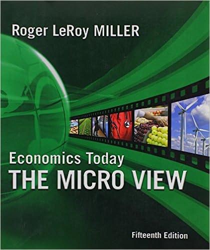 economics today the micro view 15th edition roger leroy miller 0321594525, 9780321594525