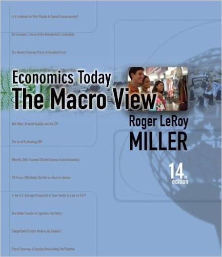 economics today the macro view 14th edition roger leroy miller 0321421450, 9780321421456