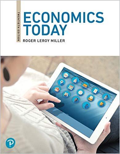 economics today 20th edition roger leroy miller 0135857309, 9780135857304