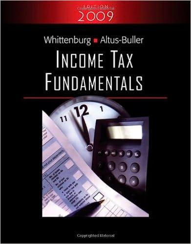income tax fundamentals 2009 27th edition gerald e. whittenburg, martha altus-buller 0324663676, 9780324663679