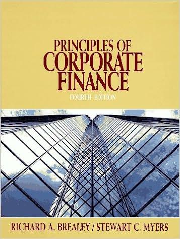 principles of corporate finance 4th edition richard a brealey 0070074054, 9780070074057