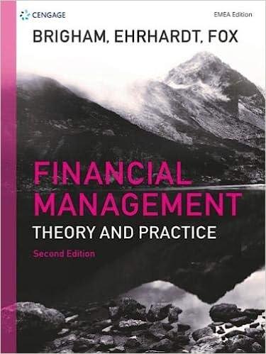 financial management emea theory and practice 2nd edition michael ehrhardt, roland fox, eugene brigham