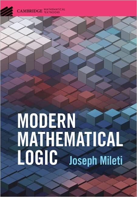 modern mathematical logic 1st edition joseph mileti 1108833144, 9781108833141