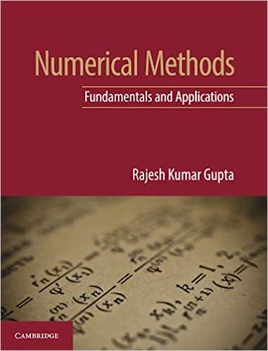 Numerical Methods Fundamentals And Applications