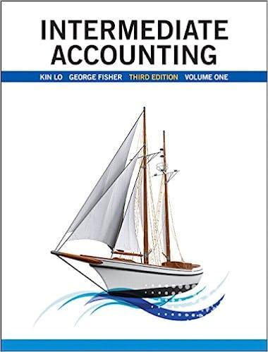 intermediate accounting 3rd edition vol. 1 kin lo, george fisher 133865940, 133865943, 978-7300071374