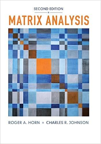 matrix analysis 2nd edition roger a. horn, charles r. johnson 0521548233, 9780521548236