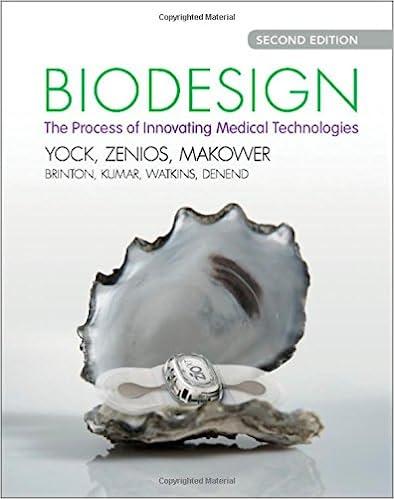 biodesign the process of innovating medical technologies 2nd edition g. yock, stefanos zenios, josh makower,