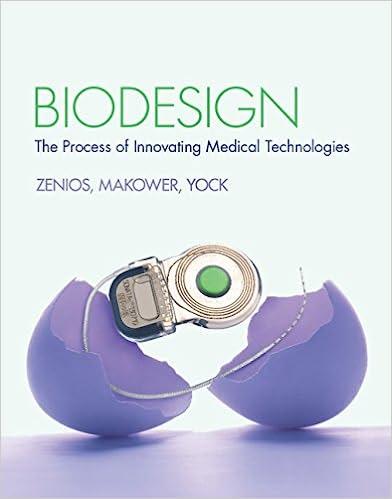 biodesign the process of innovating medical technologies 1st edition stefanos zenios, josh makower, paul