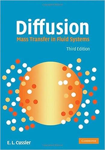 diffusion mass transfer in fluid system 3rd edition e. l. cussler 0521871212, 9780521871211