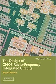 the design of cmos radio frequency integrated circuits 2nd edition thomas h. lee 0521835399, 9780521835398