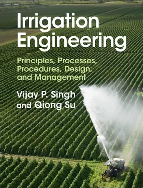 irrigation engineering principles processes procedures design and management 1st edition vijay p. singh,