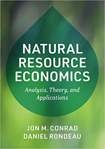natural resource economics analysis theory and applications 1st edition jon m. conrad 1108499333,