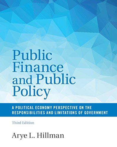 public finance and public policy 3rd edition arye l. hillman, bar-ilan 1107136318, 9781107136311
