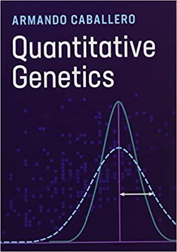 quantitative genetics 1st edition armando caballero 1108481418, 9781108481410