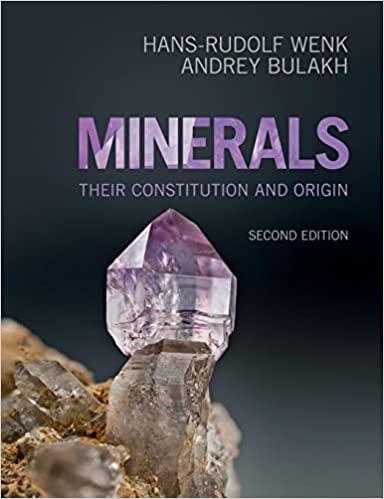 minerals their constitution and origin 2nd edition hans-rudolf wenk, andrey bulakh 1107106265, 9781107106260