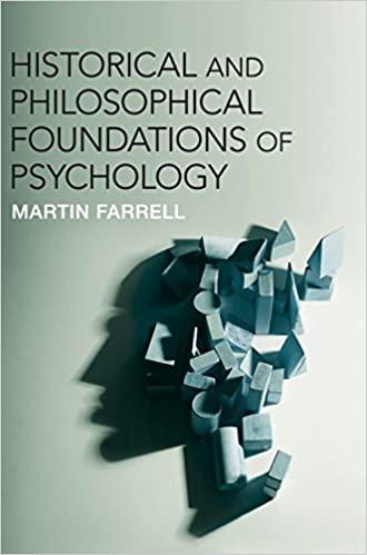 historical and philosophical foundations of psychology 1st edition martin farrell 110700599x, 9781107005990