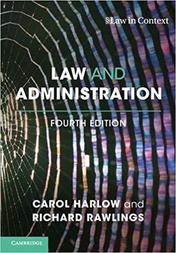 law and administration 4th edition carol harlow, richard rawlings 1107149843, 9781107149847
