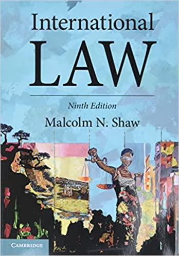 international law 9th edition malcolm n. shaw 1108477747, 9781108477741
