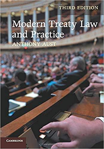 modern treaty law and practice 3rd edition anthony aust 1107685907, 9781107685901